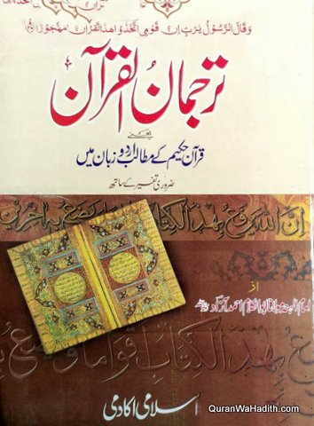 Tarjuman ul Quran | 3 Vols | ترجمان القرآن یعنی قرآن حکیم کے مطالب اردو زبان میں