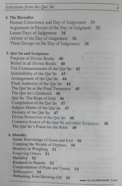 Selections From The Quran