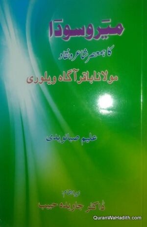 Meer o Sauda Ka Hamasr Shayar Wa Naqqad Maulana Baqir Agah Velluri